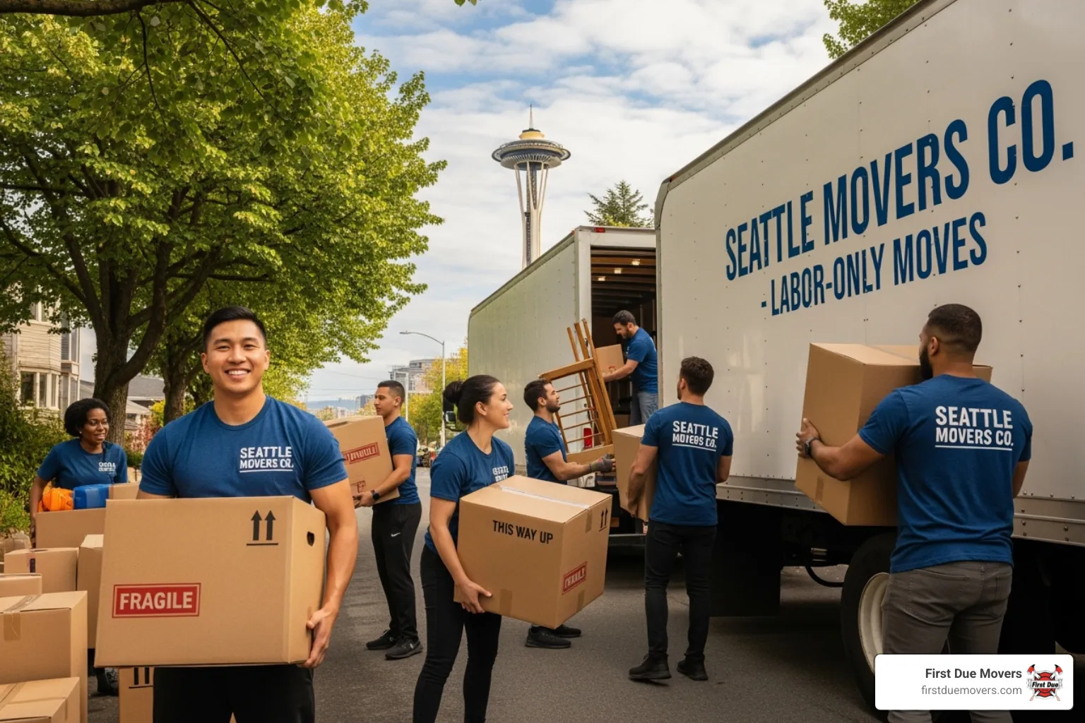 Labor-Only Moving In Seattle: Top Tips For Saving Money And Your Back