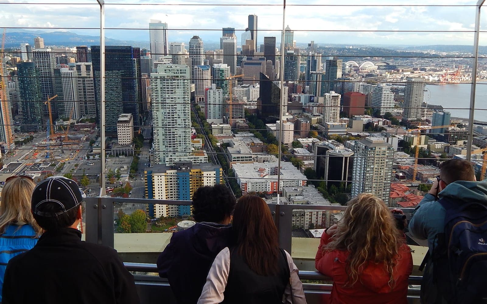 Seattle skyline viewed from the Space Needle