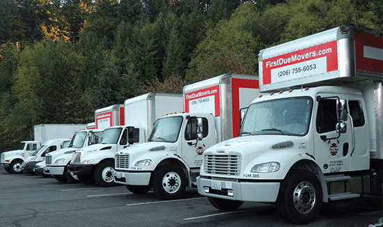 First Due Movers truck fleet