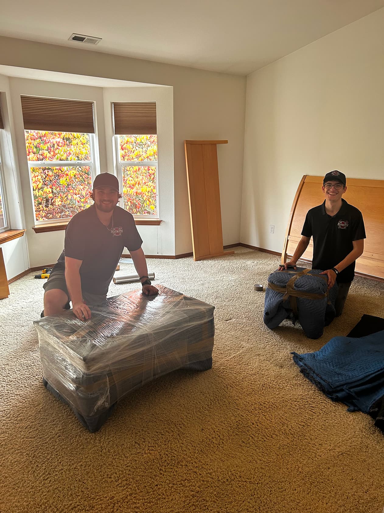 First Due Movers crew carefully handling customer belongings