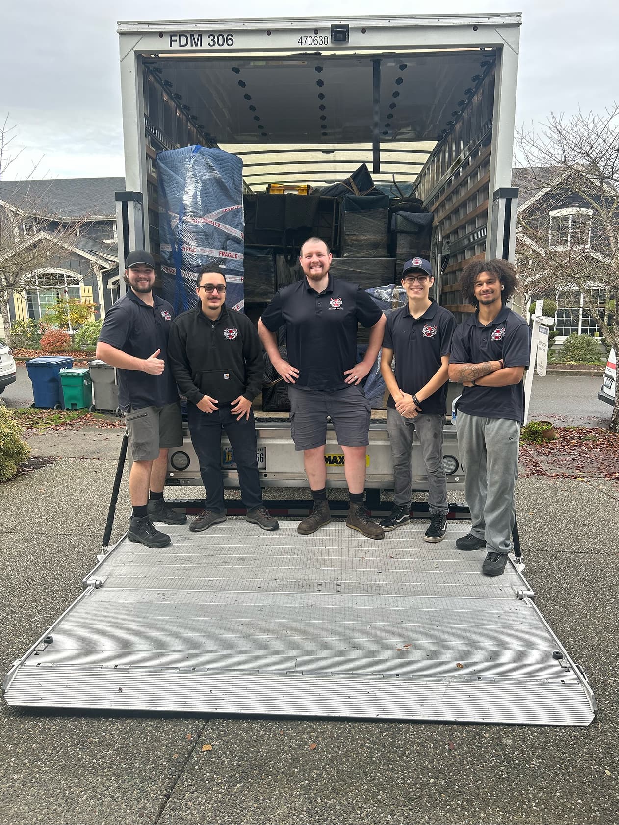 First Due Movers moving truck