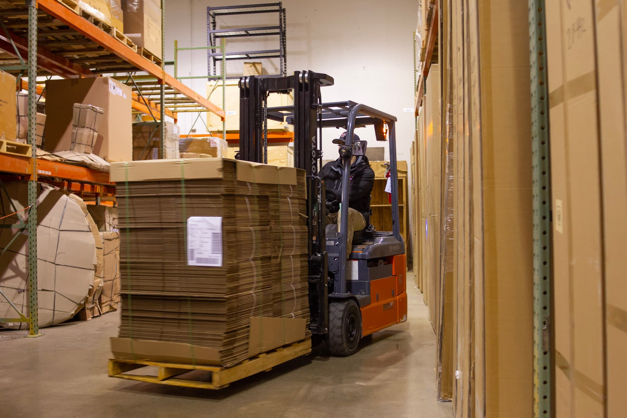 First Due Logistics secure warehouse facility