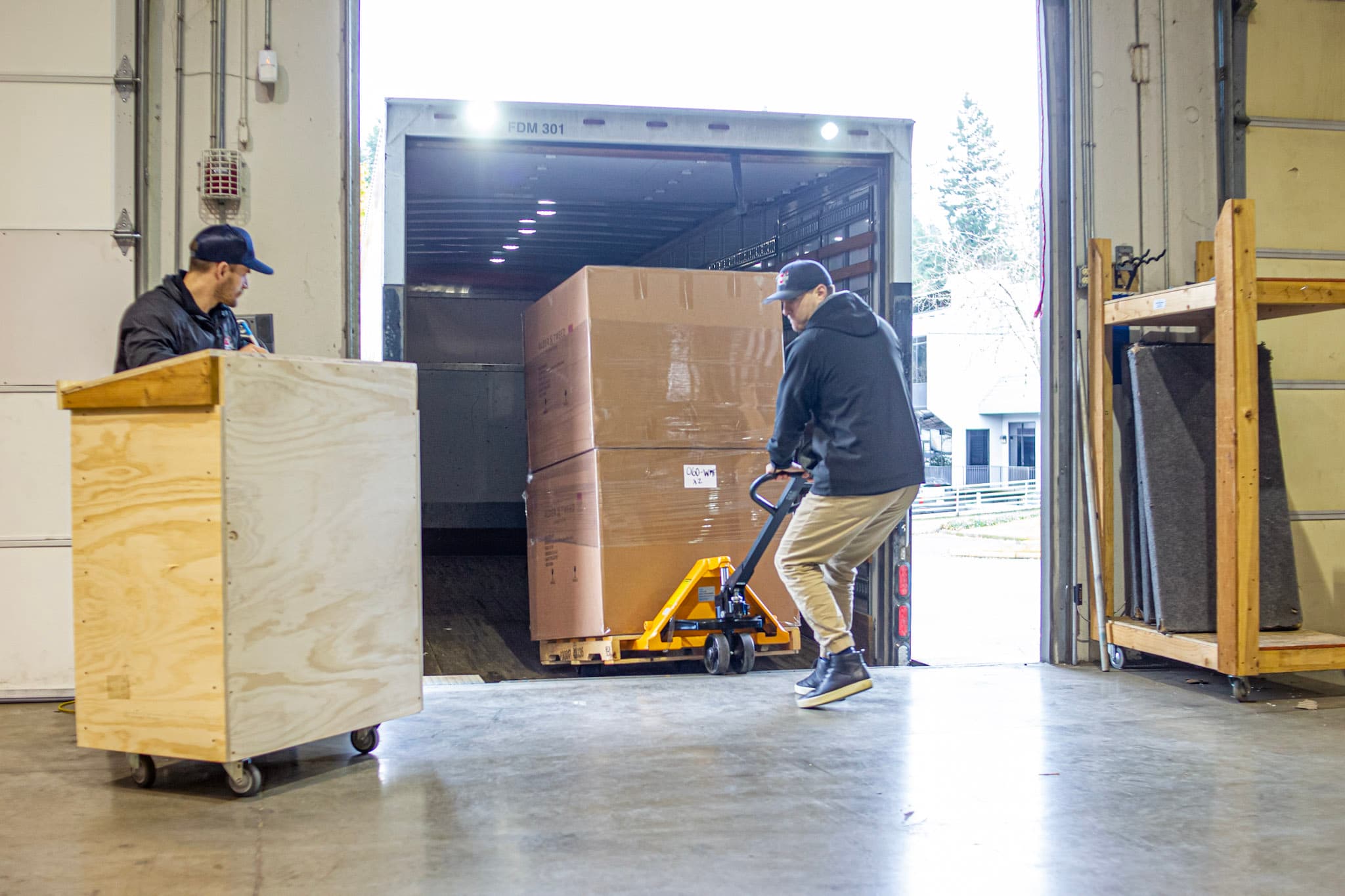 First Due Movers team with truck